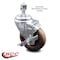 Service Caster 4 Inch High Temp Glass Filled Nylon 1/2 Inch Threaded Stem Caster with Brake SCC-TS20S414-GFNSHT-TLB-121315 - alternate 2